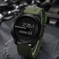 ราคา นาฬิกาข้อมมือ นาฬิกาดิจิตอล นาฬิกาผู้ชาย สไตร์สปอร์ต สไตร์ลำลอง มีไฟ บอกเวลา วันที่ วัน W083 (21277714300)
