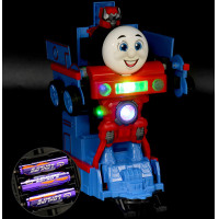 ราคา หุ่นยนต์รถไฟโทมัสชนถอย แปลงร่างได้ วิ่งชนถอย ขนาดใหญ่ มีเพลง มีเสียง โทมัสแปลงร่าง รถไฟโทมัส (22209313575)