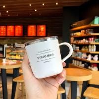 ราคา แท้ TYESO MUG แก้วกาแฟ ขนาด 9oz 10oz 260ml 300ml มีหูจับในตัว พร้อมฝา แก้วเก็บความร้อน เย็น (21761392643)