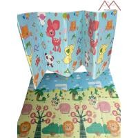 ราคา เสื่อพับ เสื่อรองคลาน 6 ฟุต หนา 8 มิล B แถมกระเป๋า (22596571853)