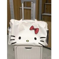 ราคา HelloKitty กระเป๋าใบใหญ่ลายการ์ตูนน่ารักกระเป๋าฟิตเนสแบบถือลายแมวคิตตี้ติดโบว์สะพายไหล่เดียวกระเป๋าเดินทางสะพายข้าง (21532383123)