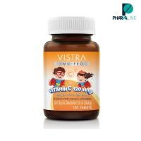 ราคา Vistra Imu Pro Vitamin C 120 mg วิสตร้า ไอมู โปร วิตามินซี ชนิดอม กลิ่นส้มยูซุ สำหรับเด็ก อมหรือเคี้ยว 100 เม็ด Plife (21195605482)