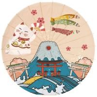 ราคา ร่มกระดาษน้ำมันสไตล์ญี่ปุ่นร่มดอกซากุระสไตล์ญี่ปุ่นร่มโบราณสำหรับเต้นรำร่มตกแต่งเพดานร้านอาหารสไตล์ญี่ปุ่นร่มสำหรับเดินแบบกิโมโน (16795231124)