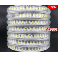 ราคา UpStar 5050 super bright waterproof led strip 5630 LED SMD flexible strip light 2835 double row three row 220v strip light (22012168539)