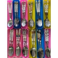 ราคา ช้อนส้อม ช้อนส้อมลายการ์ตูน ช้อนส้อมการ์ตูน ช้อนส้อมสแตนเลส ช้อนส้อมพกพา ชุดช้อนส้อม ช้อนส้อมผู้ใหญ่ (22489518808)