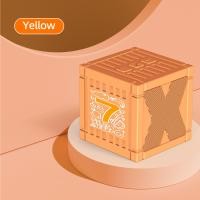 ราคา GOOJODOQ ซับวูฟเฟอร์ไร้สายโลหะบลูทูธลําโพงขนาดเล็กกลางแจ้งแบบพกพารถซับวูฟเฟอร์มินิลําโพงบลูทูธขนาดเล็ก Rubiks Cube Audio (22529186521)