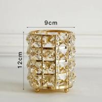 ราคา ELFtmall กระบอกแปรงแต่งหน้า ถ้วยใส่แปรงแต่งหน้า คริสตัลดีไซน์สวยหรู ทรงกระบอก ที่เก็บแปรงแต่งหน้า เอนกประสงค์ ที่ใส่ของใช้ต่างๆ (21752529551)