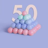 ราคา ลูกบอลพลาสติก กแบบนุ่ม สำหรับเด็กเล่นสระบอล 5 5ซม 50ลูกลูกบอลของเล่น เกรดพรีเมียม ปลอดสารพิษ ลูกบอลสี (21714411692)