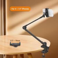 ราคา GOOJODOQ ขาตั้งแท็บเล็ต แบบหนีบโต๊ะ หัวเตียง FREE ที่จับมือถือ Tablet table clamp หนีบขยายได้ 12 24cm ปรับหมุนได้360องศา ขาตั้งสตรีมมิงแบบปรับได้ (22273212338)