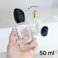 ราคา ขวดน้ำหอมสเปรย์ รุ่น Si ซิ ขวดเปล่า 50 ml ขวดใสฝาดำ (20151438319)