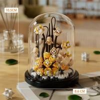 ราคา ดอกไม้ เลโก้ ตัวต่อดอกไม้ DIY ของเล่น ของขวัญวันเกิด ขนาดเล็ก ตัวต่อเลโก้ เลโก้ดอกไม้ (22126914903)