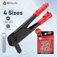 ราคา หมุดย้ำฟรี Mitsushi คีมย้ำรีเวท หัวยิ่งรีเวท สำหรับยิงลูกรีเวท อลูมิเนียม ใช้ตะปูยิงรีเวท 2 4mm 3 2mm 4 0mm 4 8m 4 หัวฉีด Hand Riveter (22352296233)
