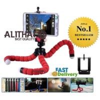 ราคา Alithai Gift ขาตั้งกล้อง ขาตั้งมือถือ หนวดปลาหมึก 3 ขา Octopus Flexible Leg Mini Tripod (362978986)