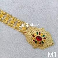 ราคา เข็มขัดชุดไทย เข็มขัดเจ้าสาว เครื่องประดับชุดไทย เข็มขัดสีทอง (16467517776)