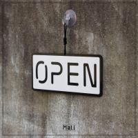 ราคา ป้าย เปิด ปิด OPEN CLOSED ไม้ อะคริลิค แบบสี่เหลี่ยม ลบมุม Round Corner (21434364072)