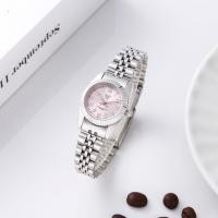 ราคา นาฬิกาผู้หญิง ขนาดเล็ก กันน้ํา นาฬิกาควอตซ์ สายสแตนเลส หน้าปัดดิจิตอล รุ่น SENKQ 24 (21260450772)