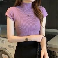 ราคา พร้อมส่งจ้า เสื้อคอเต่า เสื้อคอปีน เสื้อไหมพรมร่องยืดหยุ่น ผ้านิ่มปรับตามตัว ไม่รัดแน่น (6260900080)