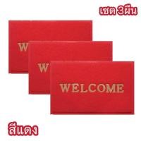 ราคา สินค้าพร้อมส่ง พรมเช็ดเท้า พรมWELCOME พรมดักฝุ่น พรมกันลื่นPVC พรมในรถ พรมห้องครัว พรมห้องน้ำ ขนาด 40 60cm (21420305818)