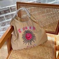 ราคา กระเป๋าถือผ้าไนไลอน ปักลายการ์ตูนสไตล์ญี่ปุ่น กระเป๋าช้อปปิ้ง พร้อมส่งจากไทย (22119700941)