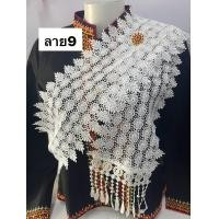 ราคา ผ้าสไบลูกไม้ ใส่ไปทำบุญ พร้อมเข็มกัดสวยๆๆ พาดลำตัว คลุมไหล่ สไบขาว สไบสีดำ ความยาว2เมตร จ้า (22504691669)