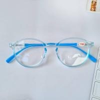 ราคา แว่นสายตาสั้นขาสปริง ทรงหยดน้ำ กรอบพลาสติก 8810 (22014509736)