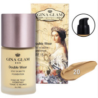 ราคา Gina Glam Double Wear Stay In Matte foundation SPF15 G45 จีน่าเกลม รองพื้น จีน่าแกรม ครีมรองพื้น เนื้อแมท รองพื้นคุมมัน (20227185680)
