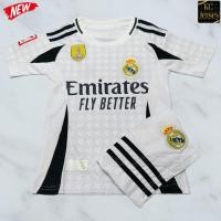 ราคา ชุดกีฬาเด็ก เรอัล มาดริด Real M ใหม่ล่าสุด ปี 2025 มีชุดเหย้า มีไซส์ 14 30 ใส่ได้ เด็กอายุ 1 ขวบถึง 14 ขวบ เสื้อพร้อมกางเกง (10414015158)