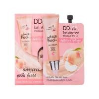 ราคา Nami Make Up Pro White Peach DD Cream นามิ เมคอัพโปร ไวท์ พีช ดีดีครีม (22255624940)