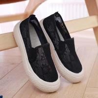 ราคา พร้อมส่งรองเท้าผ้าใบผู้หญิง สลิปออน ลูกไม้ พื้นหนา แฟชั่น ลำลอง ไม่เจ็บเท้า เย็นสบาย (22539985745)