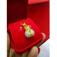 ราคา จี้ จี้ถุงทองเพชรขาว A62 จี้พลอย จี้สีประจำวัน จี้มงคล จี้น่ารัก จี้ทองไมครอน จี้เพชร จี้ทองสวย จี้แฟชั่น จี้สวยๆ จี้ทอง (7436498420)