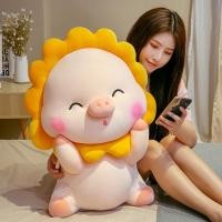 ราคา ตุ๊กตาหมูใหม่ ของเล่นตุ๊กตาหมู สร้างสรรค์ระเบิดดวงอาทิตย์หมู ตุ๊กตาแร็กดอลล์ 30 40 60 70ซม 057 (22509527026)