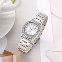 ราคา นาฬิกาผู้หญิง SENKQ แฟชั่น กันน้ํา สีเงิน พร้อมแหวนเพชร หน้าปัด 5 สี รุ่น SSS33 (22491212982)