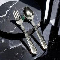 ราคา ช้อนส้อมตราจากัวร์เวิร์ค สเเตนเลสคุณภาพดี 1 เเพ็ค 12 คู่ 1186 (21460992922)