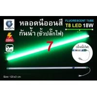 ราคา หลอดไฟ LED หลอดนีออนสี หลอดไฟงานวัด ขั้วกันน้ำ 18W พร้อมปลั๊กเสียบ IWACHI 18 วัตต์ ไฟงานแต่ง ไฟงานบวช ไฟประดับ หลอดไฟ นีออน หลอดT8 ไฟสี (5161574015)