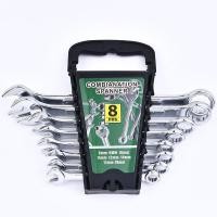 ราคา ประแจปากตาย ประแจแหวนข้าง 8 19mm 6 8 10 12 piece combination wrench set 8 to 19mm dual purpose wrench set (22608514439)