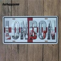 ราคา ป้ายสังกะสีป้ายทะเบียนรถเมืองอเมริกันวินเทจ ป้ายโลหะสไตล์ชิคตกแต่งผนัง ของตกแต่งบ้าน ขนาด 15x30 ซม 0828 (22623994277)