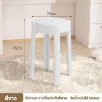 ราคา Gratz เก้าอี้ เก้าอี้พลาสติก เก้าอี้กลม วัสดุพลาสติก PP คุณภาพดี เเข็งแรง Plastic chair เก้าอี้นั่ง เก้าอี้หัวโล้น (21582498715)