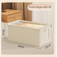 ราคา กล่องใส่เสื้อผ้าผ้า Oxford พร้อมฝาปิด Home Cloth Storage BOX (21910039517)