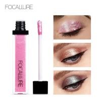 ราคา Focallure 10 สีตัวเลือกอายแชโดว์กันน้ำ Liquid ชิมเมอร์ติดทนนาน (1611538514)