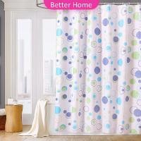 ราคา ม่านกั้นห้องน้ำ ม่านกันน้ำ ม่านพลาสติก shower curtain (14460850130)