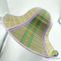 ราคา Makayo หมวกสานปีกกว้าง พับเก็บได้ ขนาดใหญ่ พับเก็บเป็นพัดคลายร้อนได้ หมวกกันแดด Straw hat (22519347759)