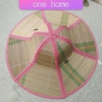 ราคา One Home หมวกสานปีกกว้าง พับเก็บได้ ขนาดใหญ่ พับเก็บเป็นพัดคลายร้อนได้ หมวกกันแดด Straw hat (22518581981)