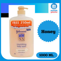 ราคา Johnsons จอห์นสัน PH 5 5 Nourishing body wash 1000 ml White Honey White ALmond (22164712233)