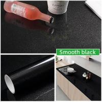 ราคา สติกเกอร์ไข่มุกสีดำ1ม้วนสติกเกอร์สีที่ลอกออกได้ฟิล์มมันวาวลอกและวางสีทึบสติ๊กเกอร์แปะผนังใช้สำหรับตู้ครัวตู้เสื้อผ้าสติ๊กเกอร์ติดผนังปรับปรุงเฟอร์นิเจอร์กระดาษพีวีซีกันน้ำตั้งโต๊ะ (22399421385)