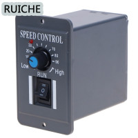 ราคา RUICHE 12โวลต์24โวลต์36โวลต์48โวลต์ PWM DC 6A มอเตอร์ควบคุมความเร็ว (22407837590)