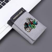 ราคา เด็กการ์ตูน Minecraft กระเป๋าสตางค์ผ้าใบกระเป๋าใส่เหรียญพร้อมหัวเข็มขัดปกปิดสําหรับเด็กชายซับโพลีเอสเตอร์ผ้าฝ้ายเนื้อกระเป๋าสตางค์สั้นรูปร่าง (20331710980)