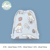 ราคา Sanrio Drawstring bag Cinnamoroll Cartoon Small Bag Student Sundries Storage Bag Cosmetic Bag Portable Bag (21520098709)