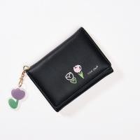 ราคา Bei Bao Bao กระเป๋าเงินขนาดเล็กใหม่ผู้หญิงพับได้สามทบสั้นสีทึบพิมพ์ลายเรียบง่ายสดใสน่ารักนักเรียนกระเป๋าสตางค์แบบพับได้กระเป๋าใส่บัตร (20466766438)