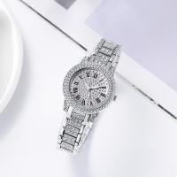 ราคา New full body rhinestone luxury watch ladies Full Star steel chain watch fashion temperament small dial watch women (21120710084)