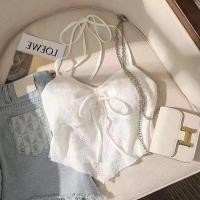 ราคา NakeDAngel เสื้อสายเดี่ยวคล้องคอ สีดำและสีขาว 240726025 (22473803701)